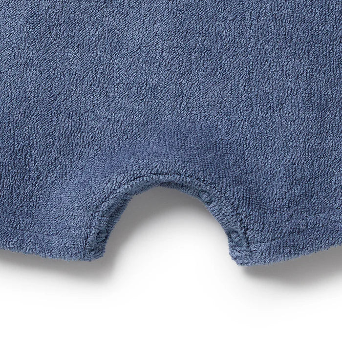 Deep Blue Organic Terry Growsuit