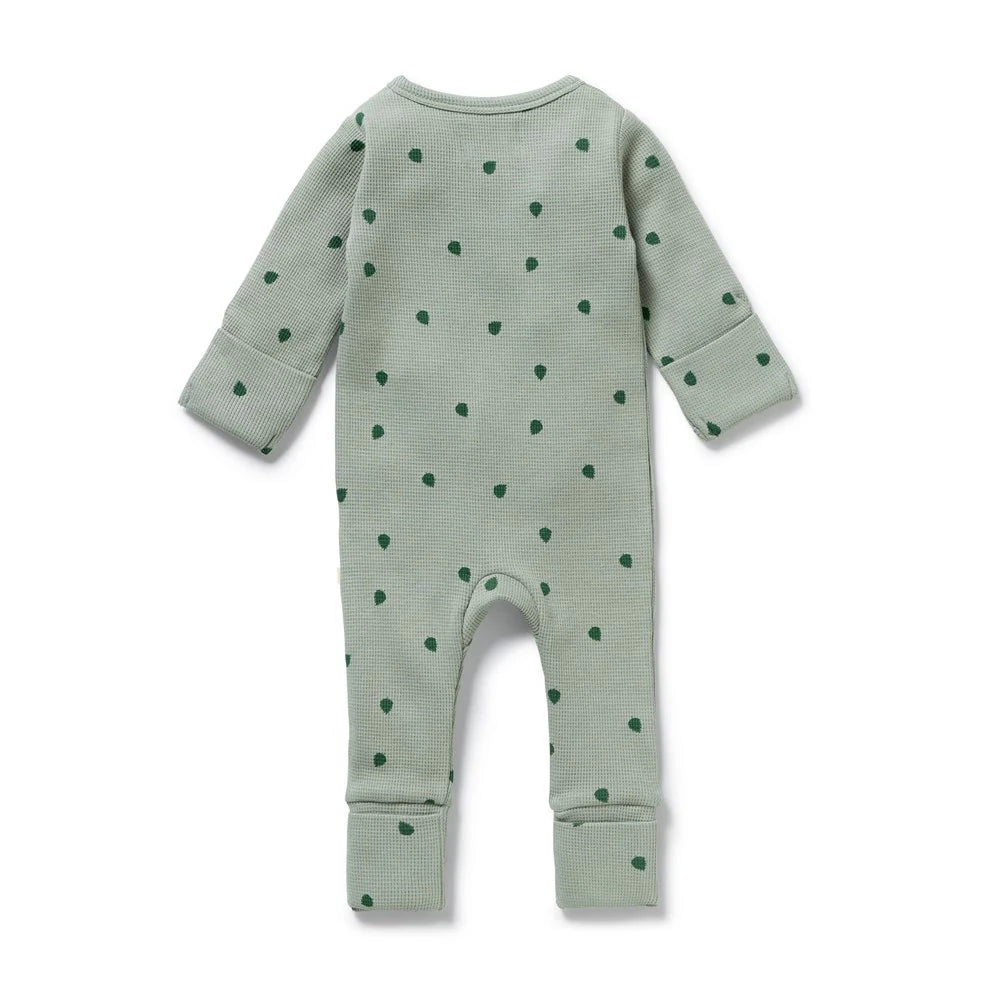 Tumbletwig Organic Waffle Zipsuit