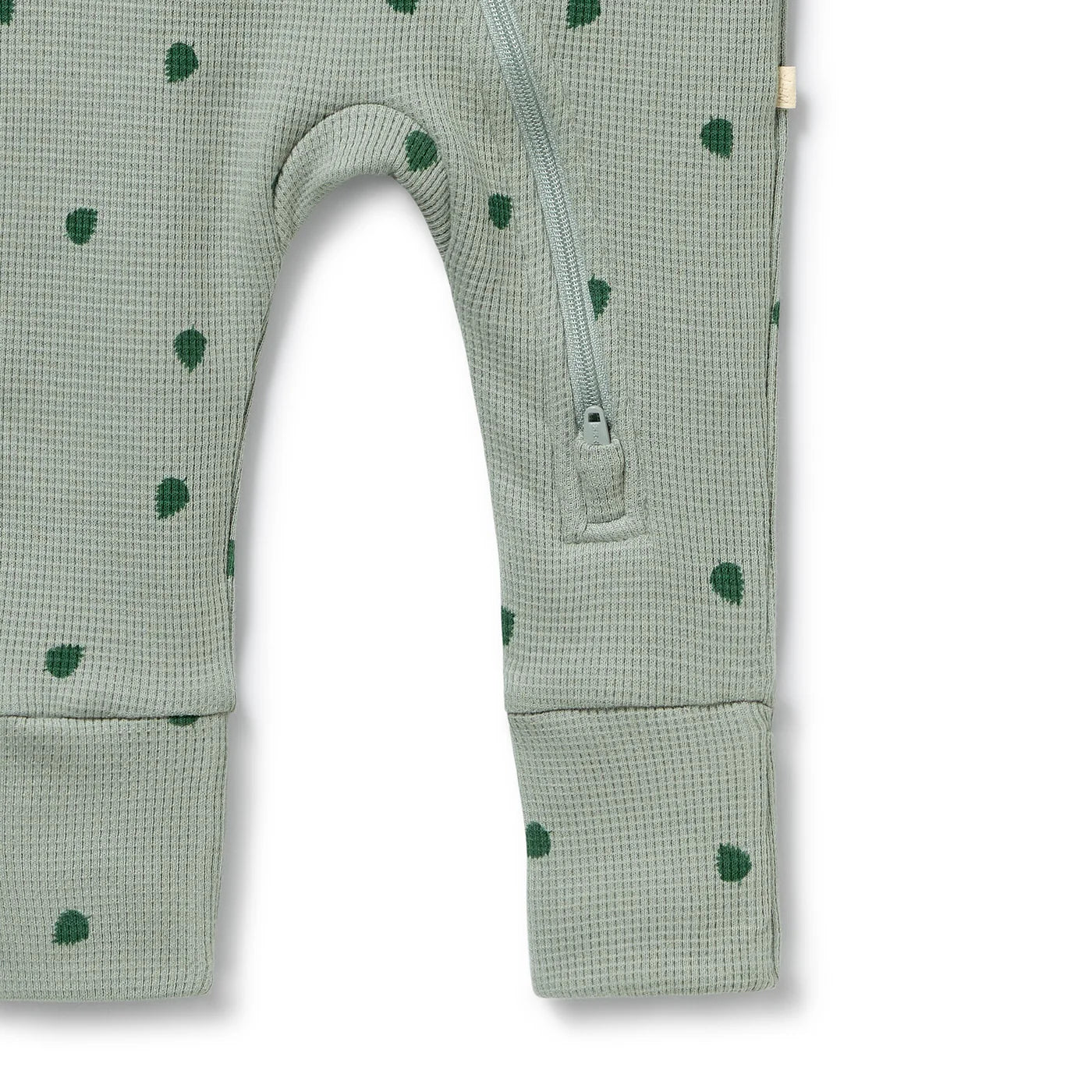 Tumbletwig Organic Waffle Zipsuit