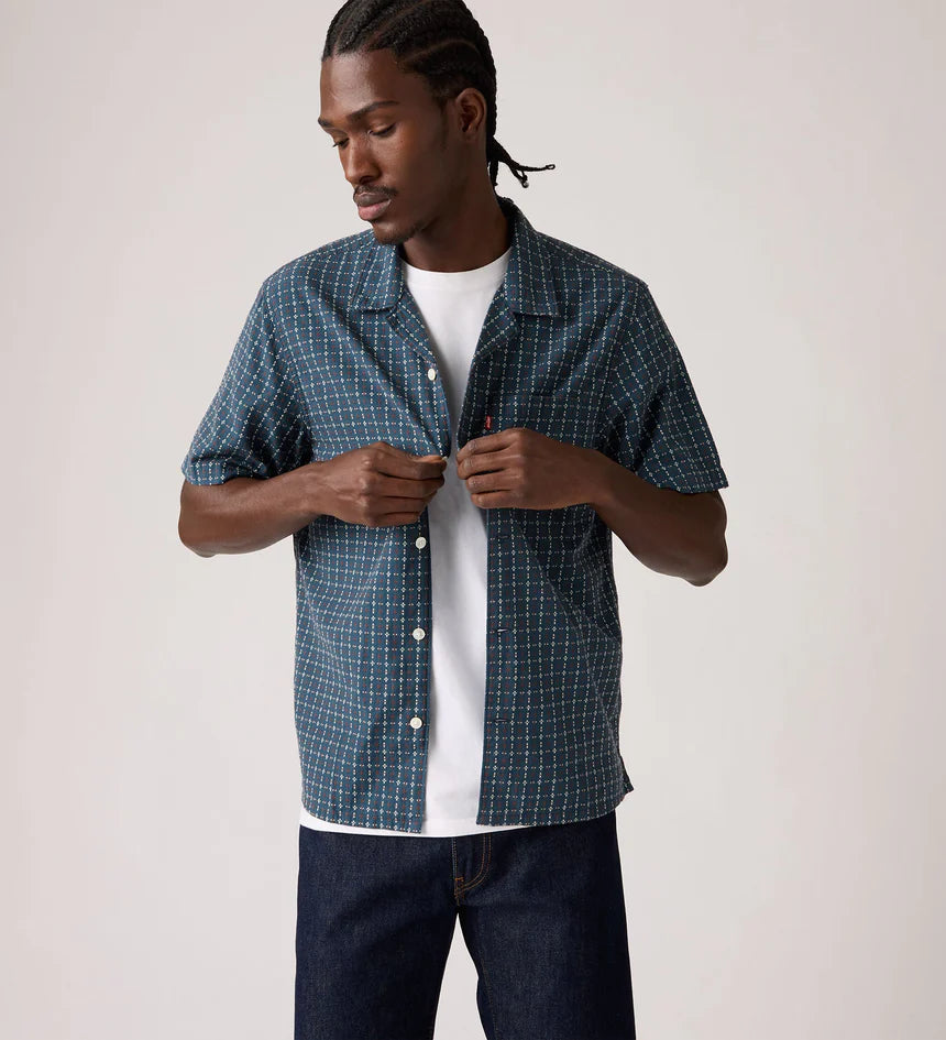 Sunset Standard Camp Shirt Ricky Dobby Plaid