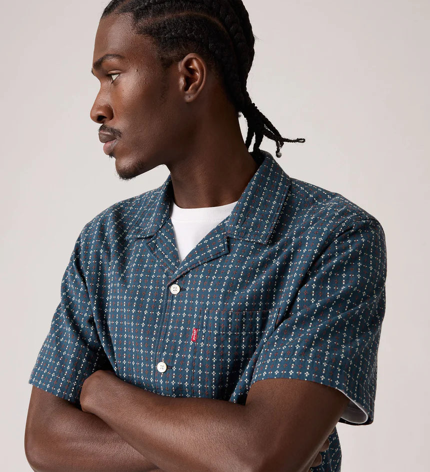 Sunset Standard Camp Shirt Ricky Dobby Plaid