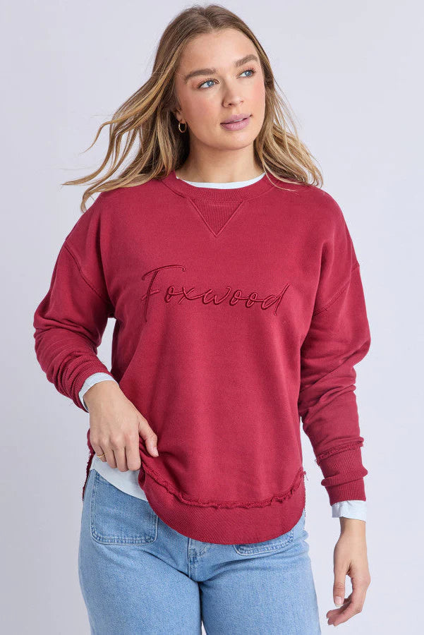 Signature Crew Rhubarb Red